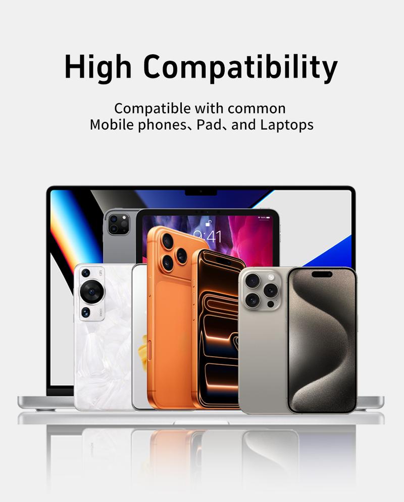 240W Super Fast Charging Silicone Data Cord | Detachable Phone Stand (Landscape/Portrait) | For TV Shows, Short Videos, Mobile Gaming, Sports Matches, Video Calls, Meetings | Fits iPhone Samsung Huawei |  Indoor & Outdoor Use charger portable chargers