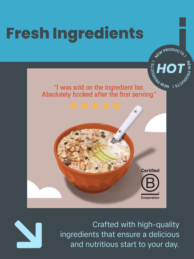 Classic Bircher Apple Cinnamon Muesli, 12oz