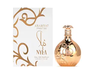Arabiyat Prestige Nyla Eau De Parfum 2.7 fl oz FOR WOMEN Luxurious Floral & Musky Notes Jasmine Vanilla EDP Women's