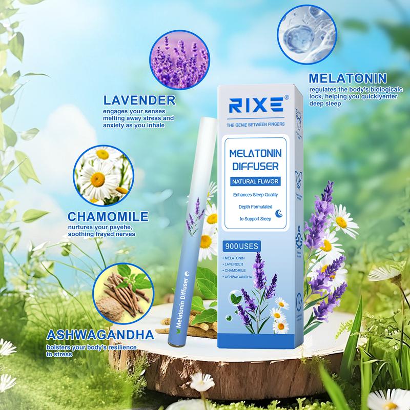 [Five-In-One] Natural Herbal Diffusers – Pure Herbal for Lung Support, Sleep Support, Energy Boost& Relaxation-Mullein & Thyme/Peppermint Extract/Lavender/Dandelion, Suitable for Most People Who Have Discomfort in Their Noses Healthy Therapy Fitness