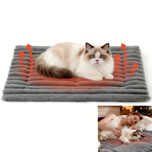 Self-Warming Pet Bed, Small Self-Heating Cage Mat — No Electricity Needed, a Must-Have for Pets. Ultra-Warm Self-Heating Cat Bed, Super Soft Cozy Dog Cage Mat, Non-Slip Self-Warming Pet Pad. cute