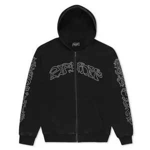 Pretty Flacko Zip Hoodie (Black Vintage Wash)