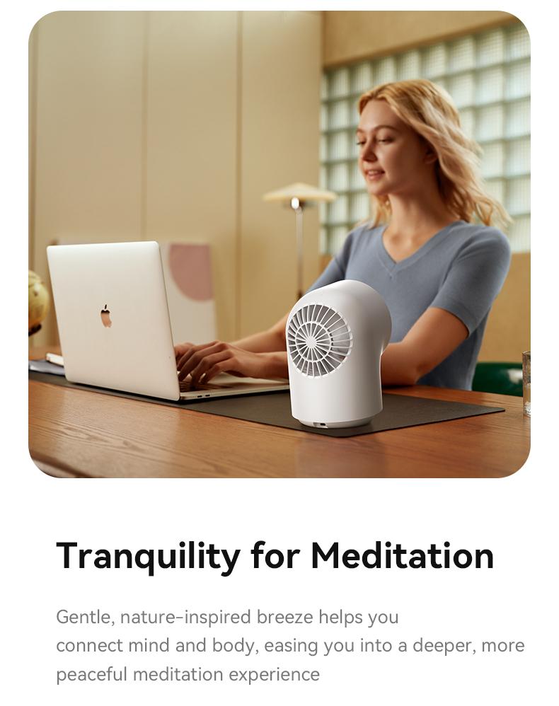 Aecooly Touch Control Desk Fan, 100 Speeds Quiet Bedroom Digital Display 8000mAh 3 Oscillation Angles Battery Powered Small Desktop Table Fan for Bedroom, Bedside, Office, Travel ,Summervibes, dealsforyoudays