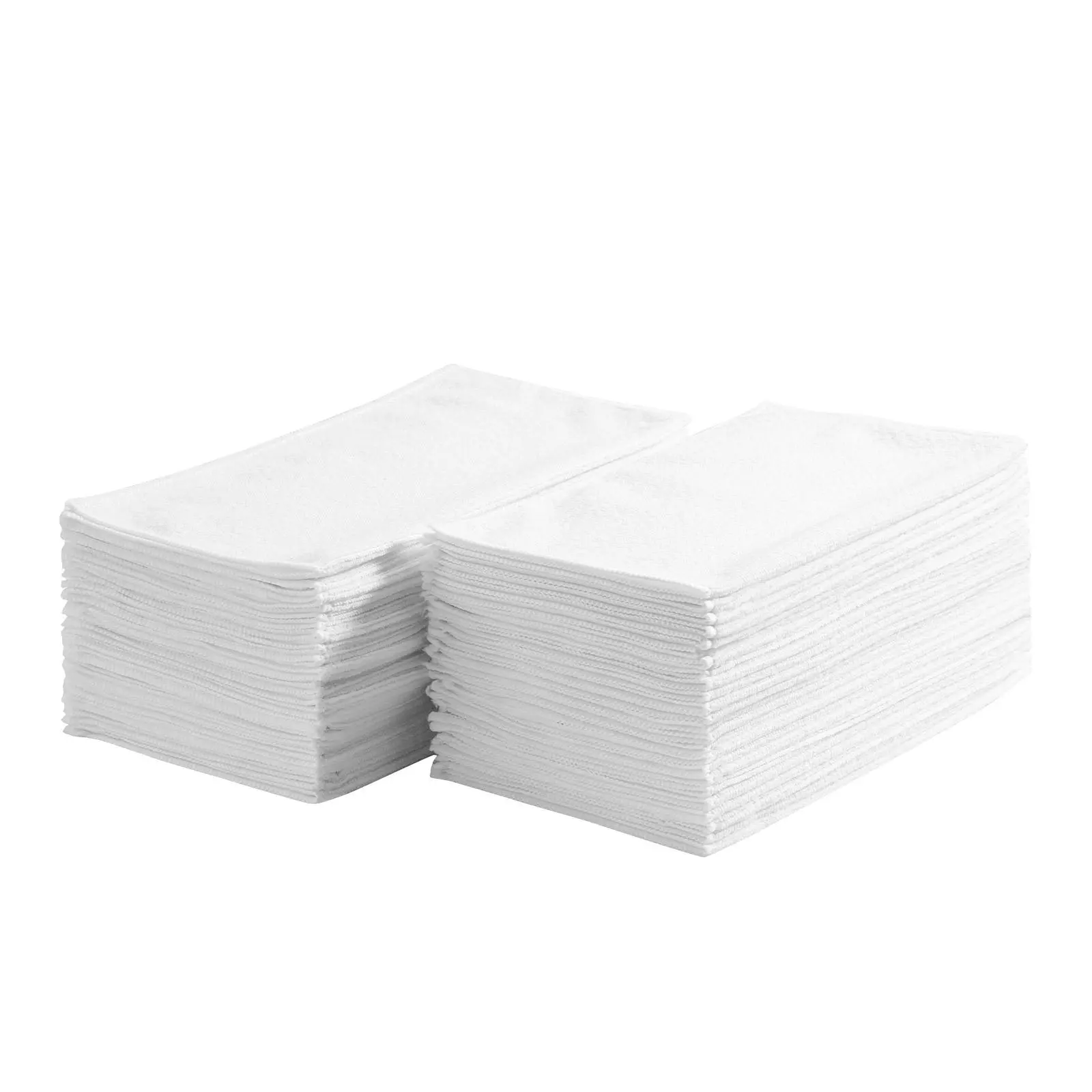 【SummerFinds】VEVOR 50 Pack White Microfiber Cleaning Cloth, 12 x 12 in Premium Microfiber Towels, Lint-Free and Scratch-Free, Absorbent Cleaning Rags for Car, Household, Kitchen, Window,  SPA, Hotel & Bathroom