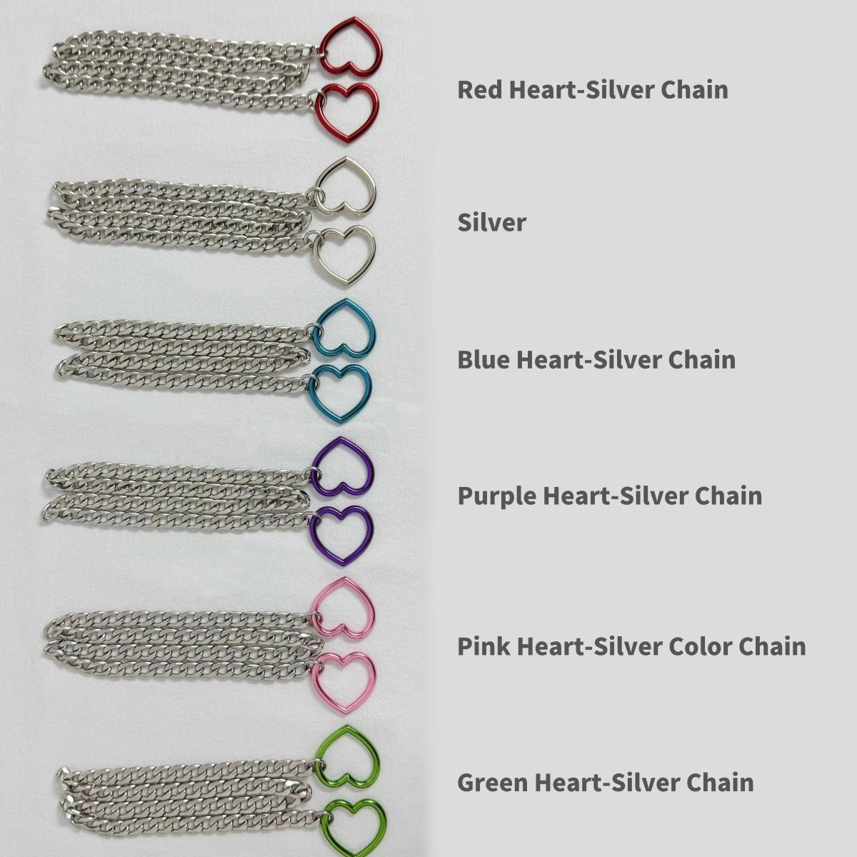 ThatDripTho Heart O-Ring Slip Chain Necklace for Summer Holiday Party Handmade Punk Rock Style Adjustable Lariat Y-Necklace Gifts for Women & Men Daily Wear Birthday Gifts Summer Fashion Chain Necklace Special Occasions