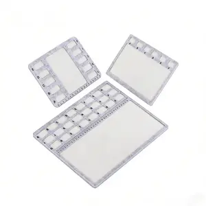 3PCS Bead Board Set  Soft Felt Non-Slip Beading Mat with Alphabetical Compartments for DIY Jewelry Crafts