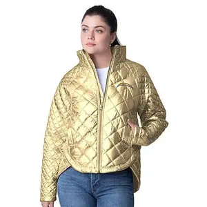 Football Fan Shop Officially Licensed NFL 4Her Team Mascot Metallic Jacket by Glll - Chargers
