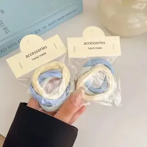 Seamless Hair Ties High Elastic Hair Bands Simple Ponytail Holders Cute Hair Accessories for Women