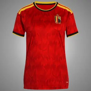 Red Color Belgium Home 2026 Soccer Jersey, Belgium Red Color 2026 Home Edition Short Sleeve Soccer Shirt