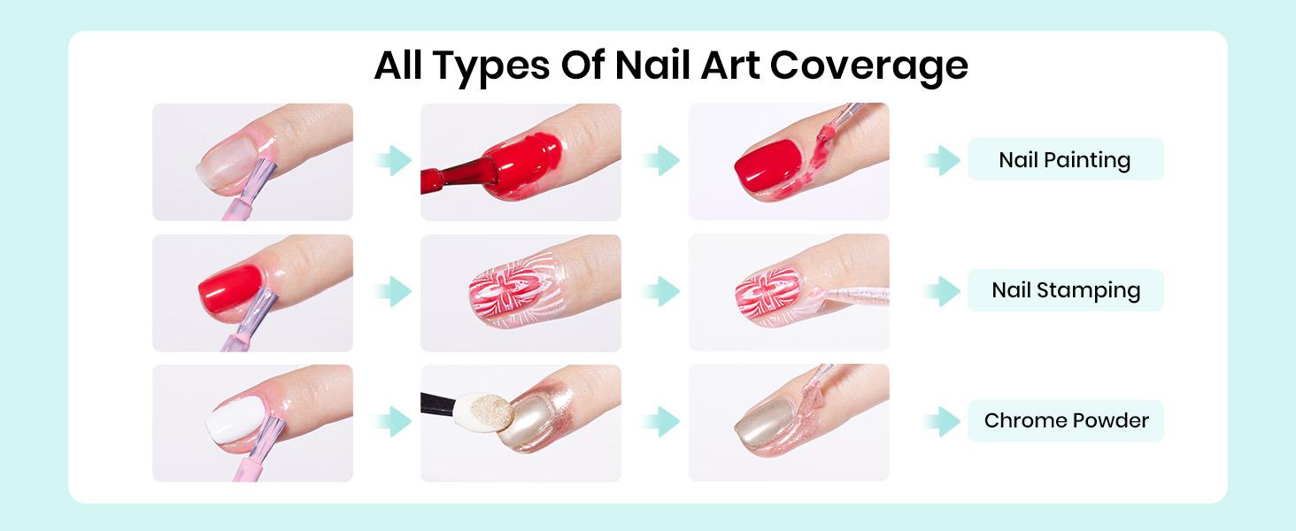 beetles Liquid Latex for Nails 30ml Latex Liquid Nail Peel off Cuticle Guard for Nail Polish with Plastic Nail Care Stick White Pink Liquid Latex Barrier Protector