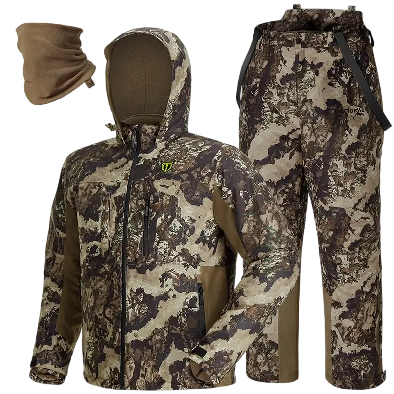 [Off-Season Savings] TideWe Altus Whitetail Ultra Silent Hunting Suit Men's Water Resistant Hunting Clothes Field Gear mens clothing Outdoor Camouflage #Dealsforyoudays