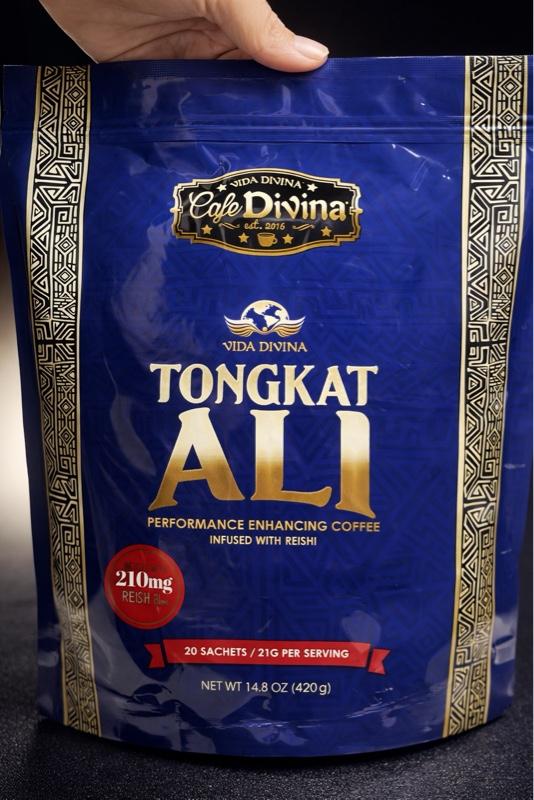Cafe Divina Tongkat Ali Instant Coffee with Reishi 20 Sachets 210mg Reishi Extract Naturally Flavored Beverage Cafe Divina Tongkat Ali Instant Coffee with Reishi 20 Sachets 210mg Reishi Extract Naturally Flavored Beverage
