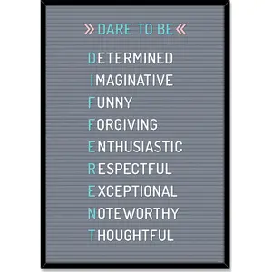 Dare To Be Different Inspire-U Poster