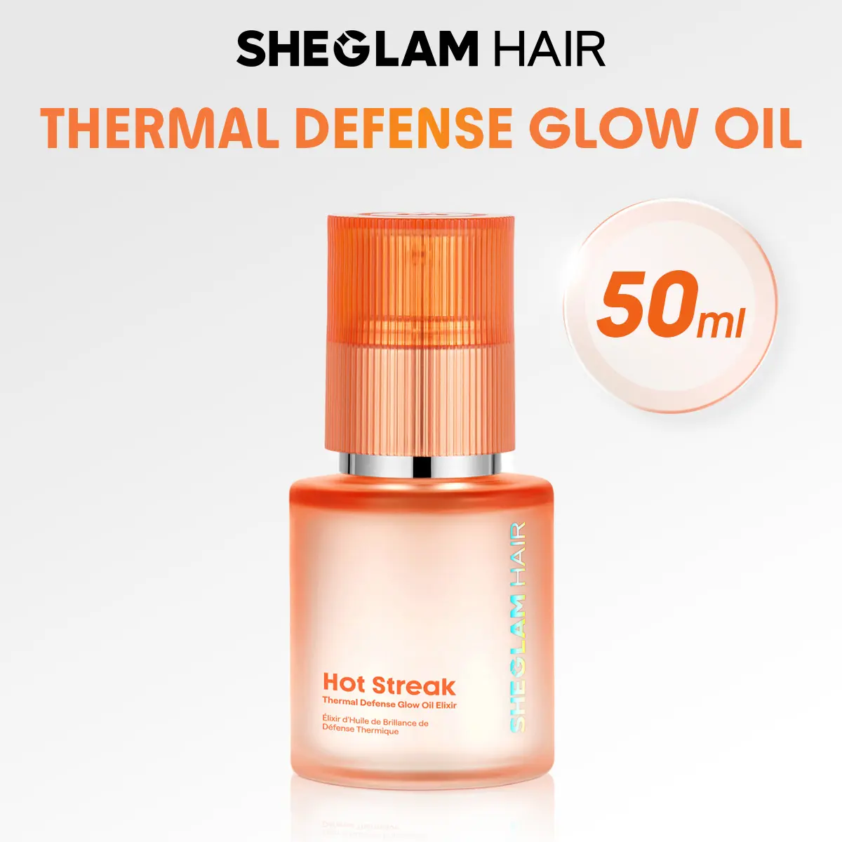 SHEGLAM HAIR Hot Streak Thermal Defense Glow Oil Elixir-80ml/2.7FlOz | Hair Care Essential Oil | Tames Frizz And Seals In Shine | Deep Nourishment | Weightless Mist Spray For All Hair Types#leave in conditioner #based hair #products #girly essentials