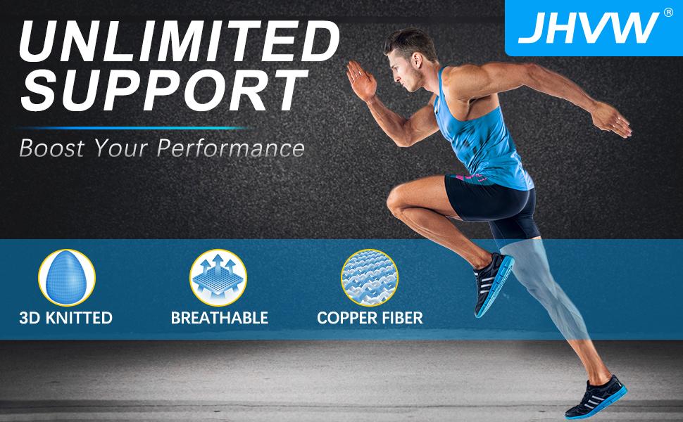 (2 Pack)Copper Knee Braces with Strap for Knee Pain Women and Men, Knee Compression Sleeve for Arthritis, ACL, Meniscus Tear, Joint Pain Relief, Knee Support for Working, Running, Weightlifting Healthcare Tool Leg Supporter Legit