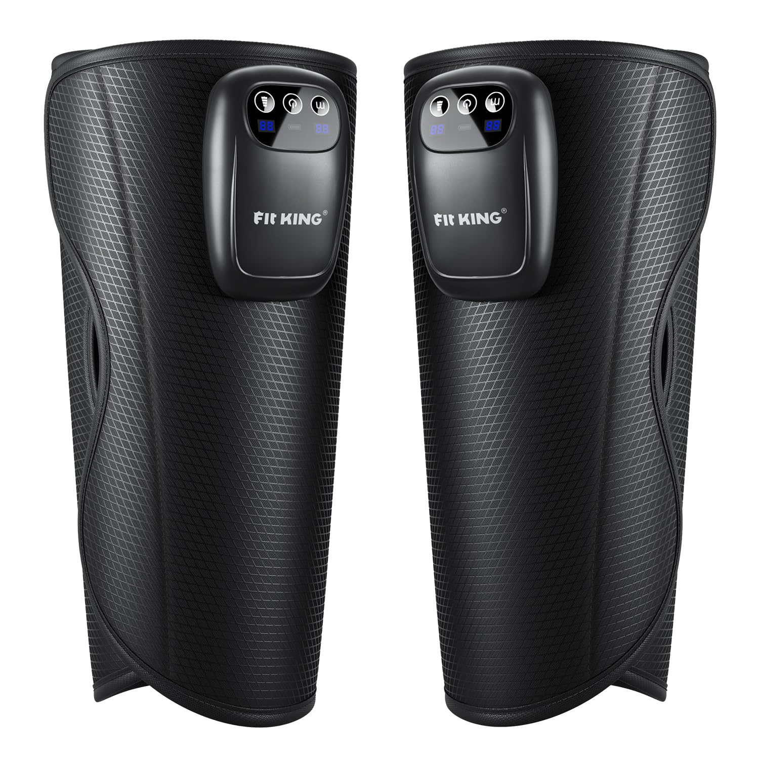 【FIT KING】Air Compression Cordless Calf Massager, 3 Modes & Intensities, Rechargeable Leg Massager Comfort Massaging Device Relaxation Tool mothersday gift summerwins