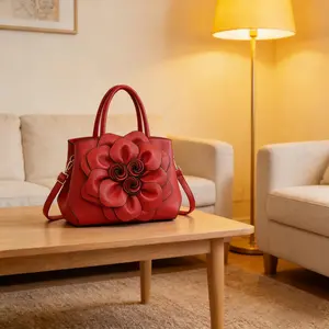 Large-Capacity Women’s Handbag, 2026 New Bridal Style, Red Wedding Gift for Mom, Birthday Present, Large Single-Shoulder Bag