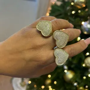 Heart Ring - 14k Gold bonded