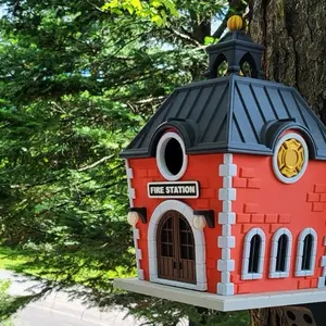 The Fire Station 3d printed bird house