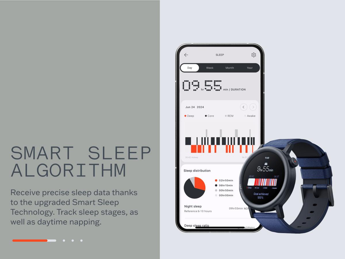 CMF Watch Pro 2 Smartwatch for Men and Women, Automatic Fitness Tracker with Heart Rate and SpO₂ Monitoring, 120 Sports Models, Bluetooth Calls with AI Noise Reduction Microphone, Portable Phone Functionality, Recceding Design, IP68 Waterproof GPS Outdo