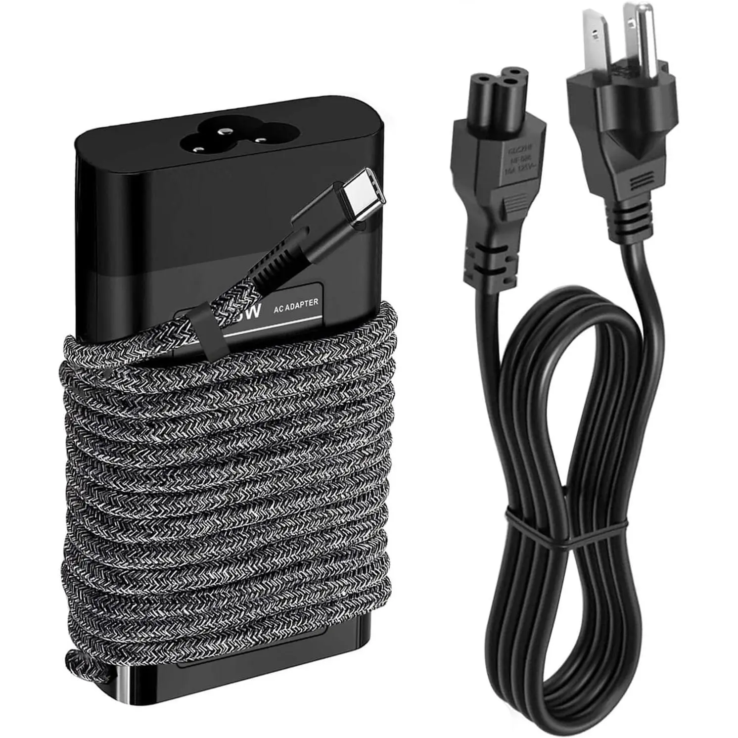 65W Slim USB-C Laptop Charger - 65W Output, 1.8A Type C Charging Replacement Adapter with Power Cord for Multi-Model Envy X360, Spectre, EliteBook, ProBook, ZBook, Chromebook (For HP Users, Travel Fast Charger)