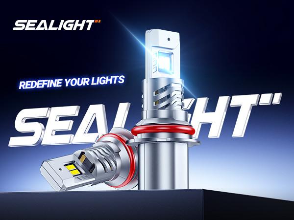 2005 Dodge Ram 1500 9007/HB5 80W 6500K White IP68 LED Headlight Bulbs 2PCS SEALIGHT X1S