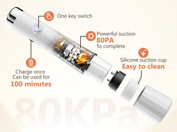 Food vacuum sealer (compact vacuum sealer + 30 reusable vacuum bags), powerful handheld vacuum sealer, preserves 10 times the freshness.