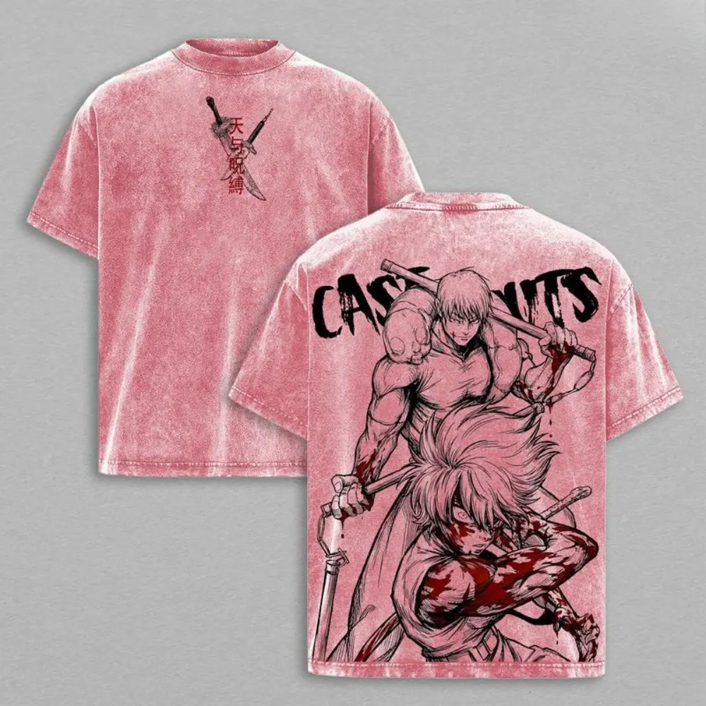 Maki Zenin x Toji Fushiguro Tee Washed – Jujutsu Kaisen Vintage