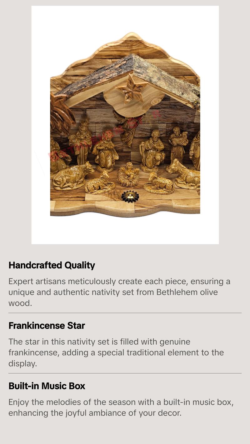 Olive Wood Nativity 6