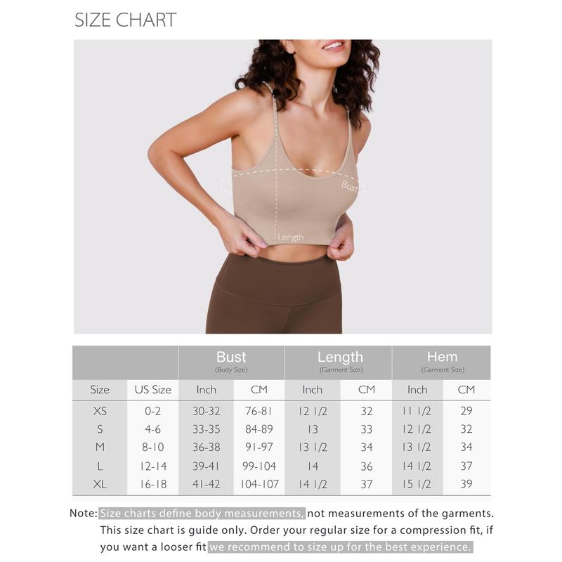 ODODOS 3-Pack Seamless Sports Bra for Women Ribbed Camisoles Wireless Yoga Bra Crop Tank Tops
