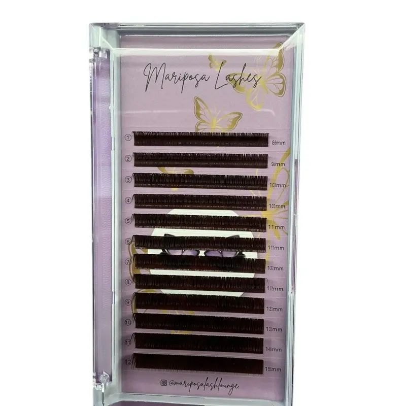Mariposa Lashes .15 Lash Trays Mix Tray Lash Extensions Dcurl