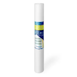 Standard Whole House Melt-blown Four Layers Filtration Polypropylene 10 Micron Sediment Filter 20” x 2.5” Fits 20” x 2.5” Housings. Compatible with FPMB5-20, FPMB520, SDC-25-2005/4, VX05-20