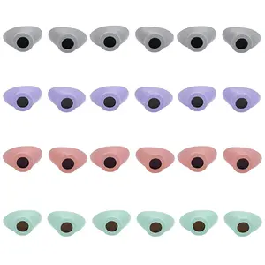 Super Sunnies Strapless Tanning Goggles – 12 Pack Assorted Pastel Colors, UV Eye Protection (FDA Compliant)