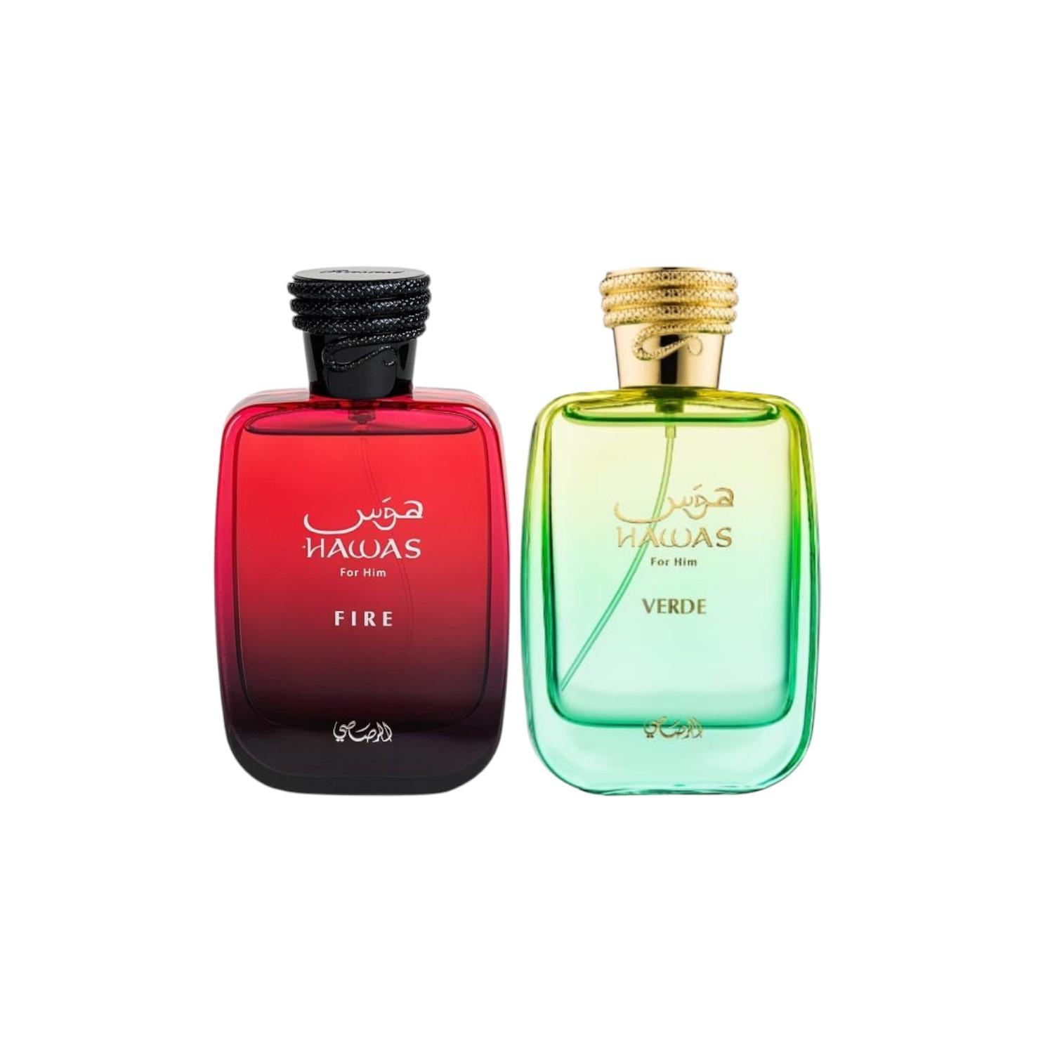 Rasasi | Hawas | Verde + Fire | Unisex Fragrance | 3.4 oz (100ml) | Eau de Parfum | Sage - Jasmine & Ambergris Notes Rasasi | Hawas | Verde + Fire | Unisex Fragrance | 3.4 oz (100ml) | Eau de Parfum | Sage - Jasmine & Ambergris Notes