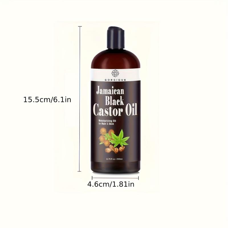 200ml high-purity castor oil body massage care oil | professional formula, skin-friendly and easy to absorb, soothing and relaxing, suitable for all parts of the body and any skin type, convenient for home spa, and easy to give as a gift