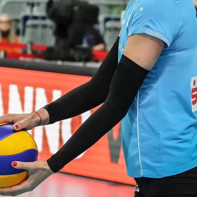 2 Pairs Arm Sleeves UV Protection Cooling Sun Sleeves, Gym Outfits, Outdoors Accessories, Football Accessories, Basketball Baseball Football Golf Running Outdoor Fishing for Men and Women, Workout Sets Arm Sleeves Men Women