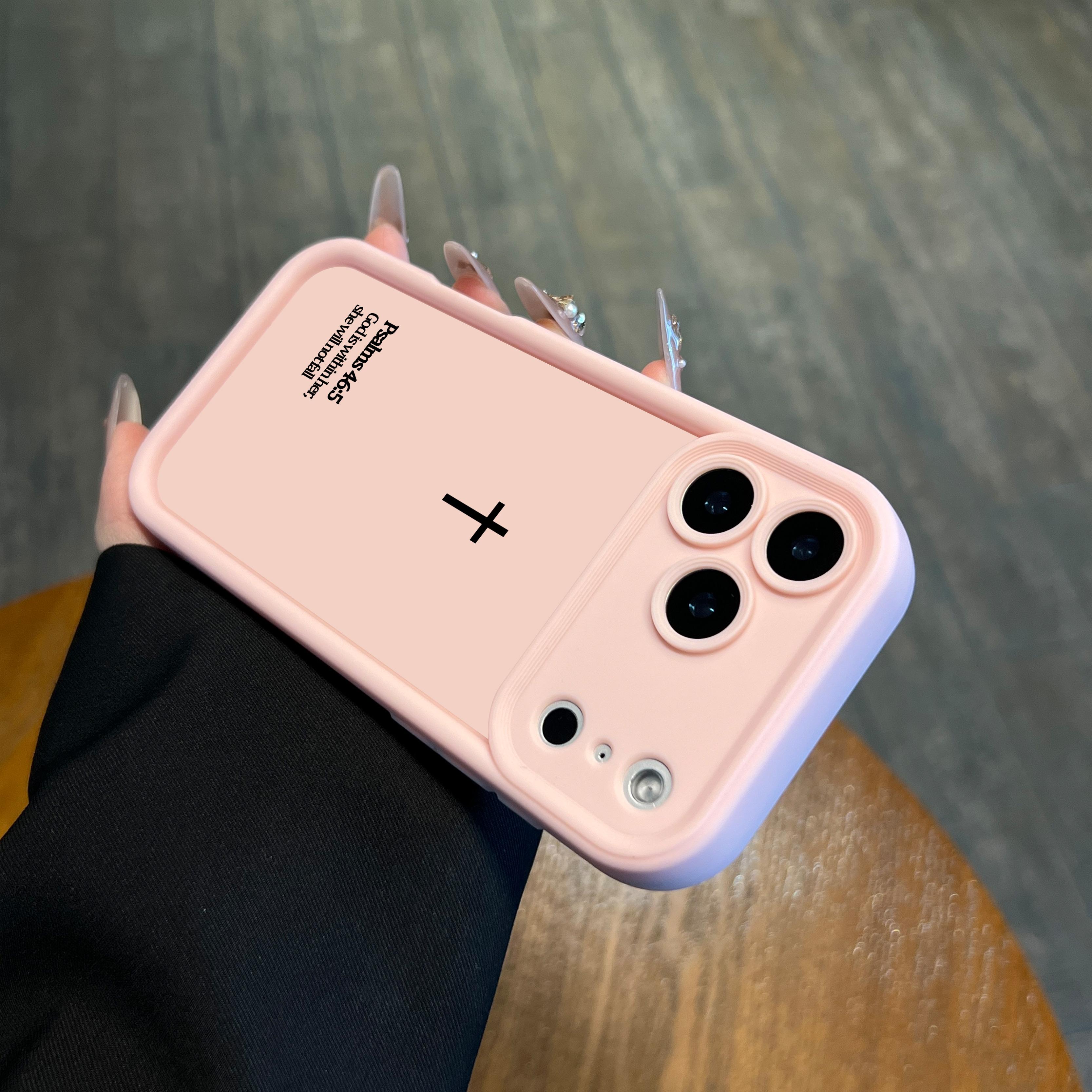 Cross Minimalist Psalms for iPhone Samsung Galaxy Case iPhone 17Pro Max Air 16E 15Plus 14 13MINI 12 11 XR XS S26 25 24 23 22 21 Phone Case,Protective Silicone Cover,Protection Durable,Shockproof Drop, Faith, Jesus, God, Advanced Anti-Scratch Silicone.HY45