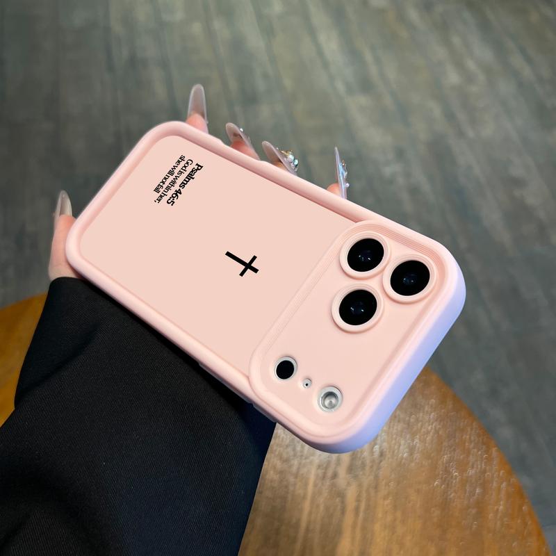 Cross Minimalist Psalms for iPhone Samsung Galaxy Case iPhone 17Pro Max Air 16E 15Plus 14 13MINI 12 11 XR XS S26 25 24 23 22 21 Phone Case,Protective Silicone Cover,Protection Durable,Shockproof Drop, Faith, Jesus, God, Advanced Anti-Scratch Silicone.HY45