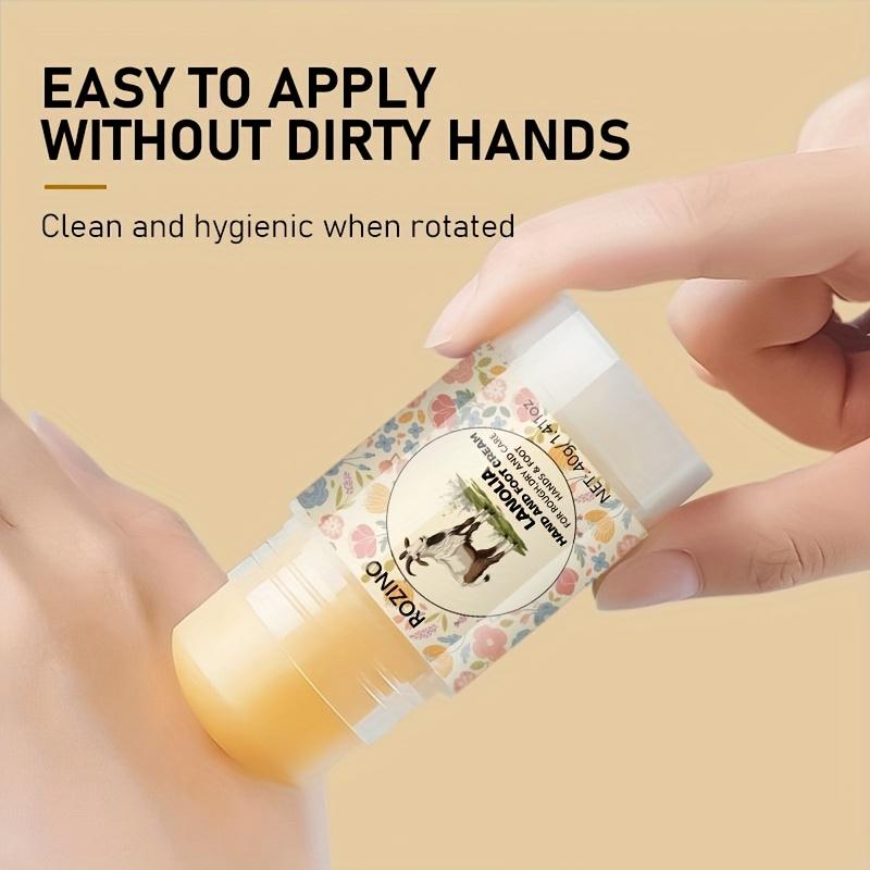 ROZINO Lanolia Hand and Foot Cream 40g - Moisturizing Rejuvenating Hydrating Care for Dry Cracked Skin 1.41oz Daily Moisturize Restore