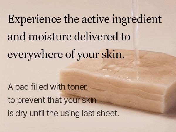 [mixsoon] Bean Toner Pads 9.46 fl.oz / 280ml / 70 Sheets - Moisturizing & Nourishing Toner Pads, Korean Skin Care