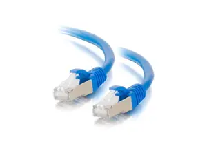 C2G 12ft Cat6 Snagless Shielded (STP) Network Patch Cable - Blue