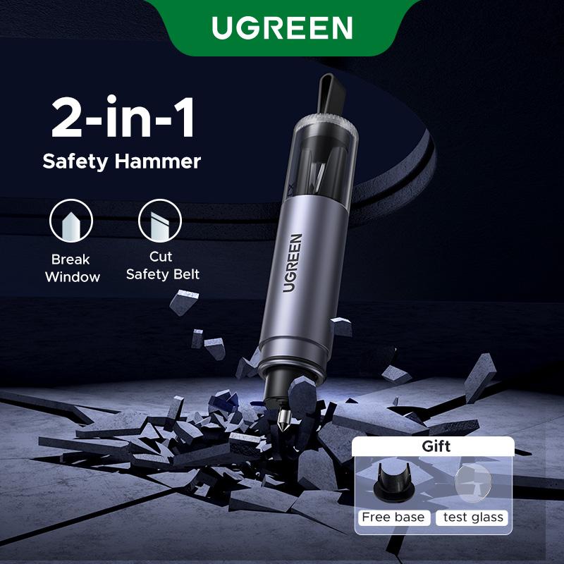 UGREEN 2-in-1 Car Window Breaker & Seatbelt Cutter,Upgraded Safe Hammer Glass Breaker Under Water, Car Hammer Seatbelt Cutter Window Breaker Emergency Escape Tool, Glass Breaker for New Cars– Must For Car-Emergency Escape Tool, TikTokShopHolidayHaul