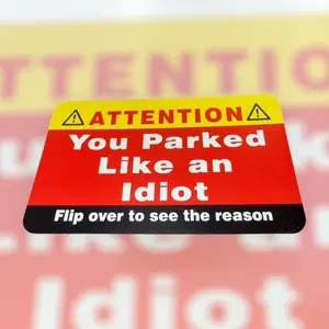 • You Parked Like an Idiot Card • (set of 10)