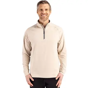 Cutter & Buck Adapt Eco Knit Stretch Recycled Mens Quarter Zip Pullover