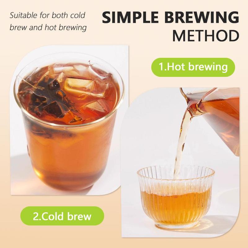 Bogo 2.0 Wloss Tea Light Oolong 2 Cartons (60g 6g×10packs）×2 With Free Pressure Thermos  All Natural Ingredients Black Oolong Barley Brown Rice Tartary Buckwheat