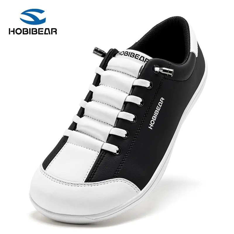 HOBIBEAR Barefoot Shoes for Women, Soft Leather Minimalist Casual Trainers with Wide Toe Box & 0-Drop Flexible Rubber Sole for All-Day Wear, Women's Shoes, Casual Wear, Lace-Up, Sneaker, Footwear, Walking Shoes tiktokshopbacktoschool