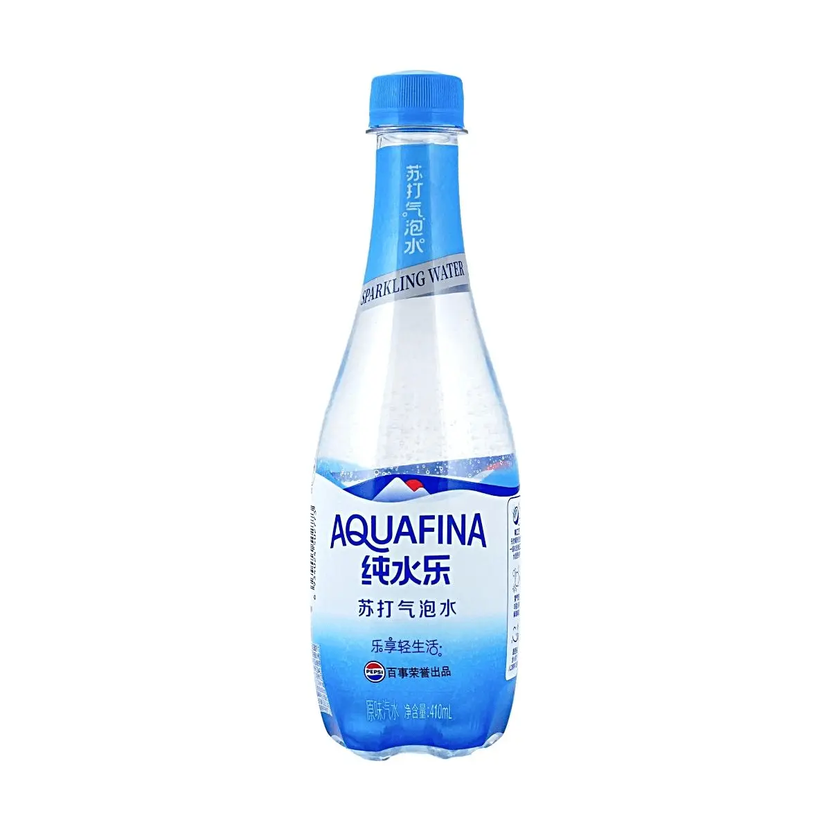 Pepsi Pure Water Sparkling Water 410ml - 0 Sugar 0 Calorie 0 Fat, Refreshing Carbonated Drink for Hydration
