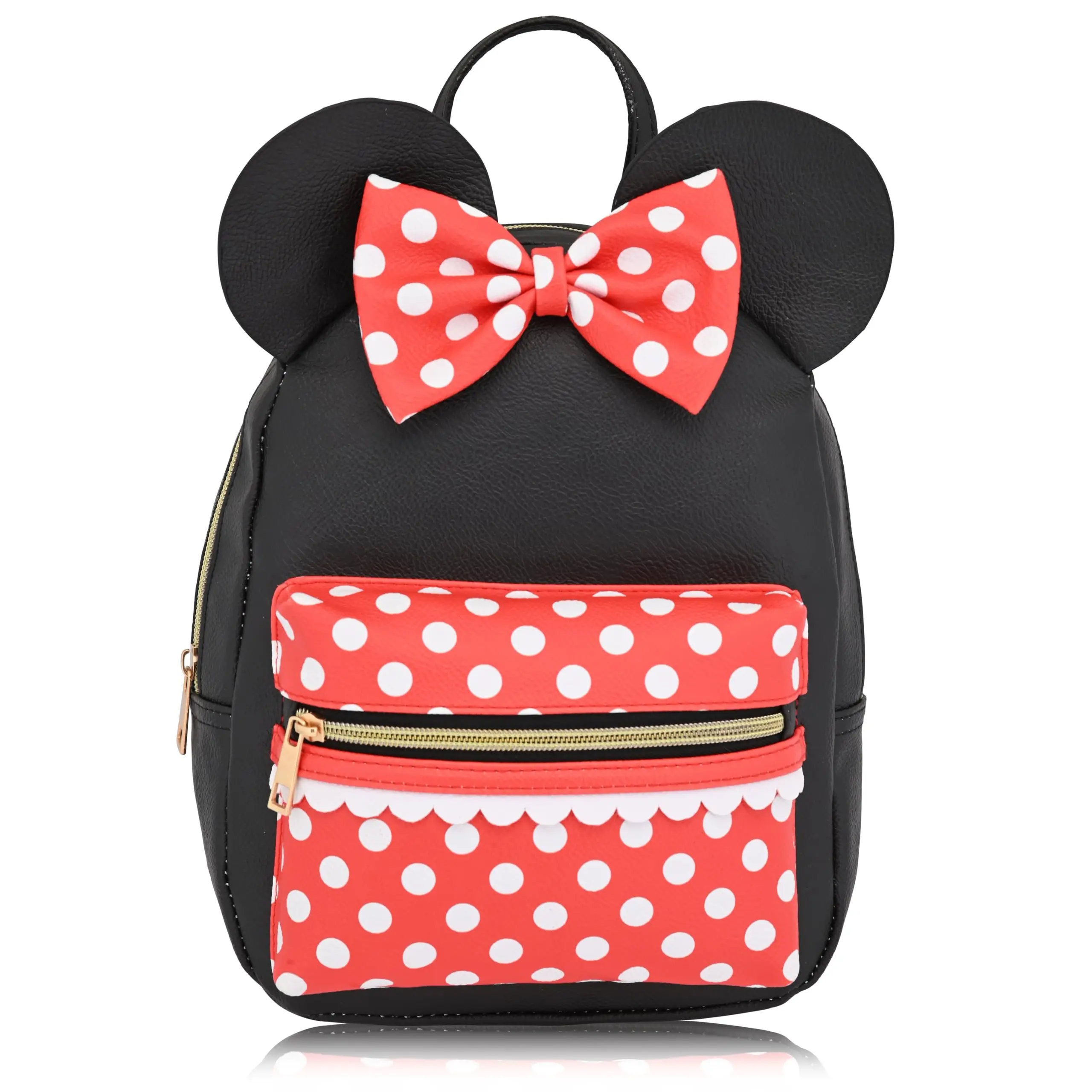 Fast Forward Minnie Mouse Backpack| Cute PU Leather 10" Mini Backpack