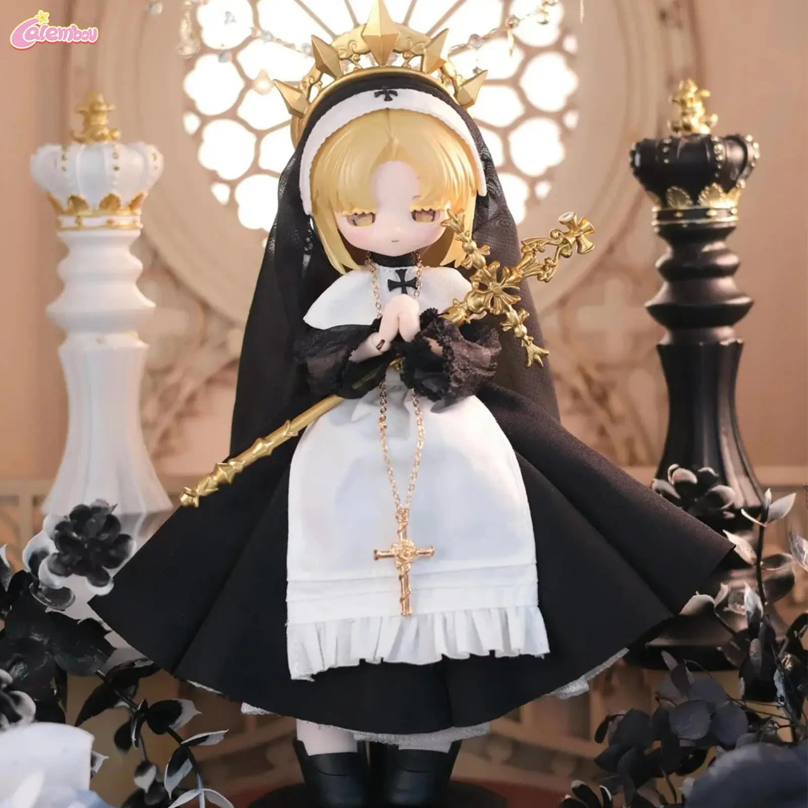 Poems in Box No Symptoms Series  BJD Blind Box, 1/8 Cute Asymptomatic Series Collectible Ball Jointed Blind Box, Dress up Doll with Joints, kawaii Action Figure for Birthday Gifts Articulating Figurines