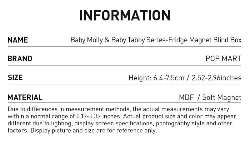 [Spanish] – Baby Molly & Baby Tabby Series – Imán para Nevera en Caja Sorpresa